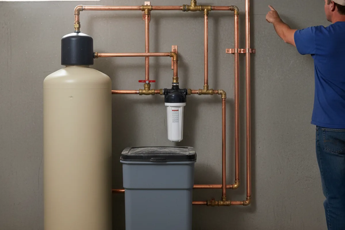 Whole-house water treatment system installed in North Bergen